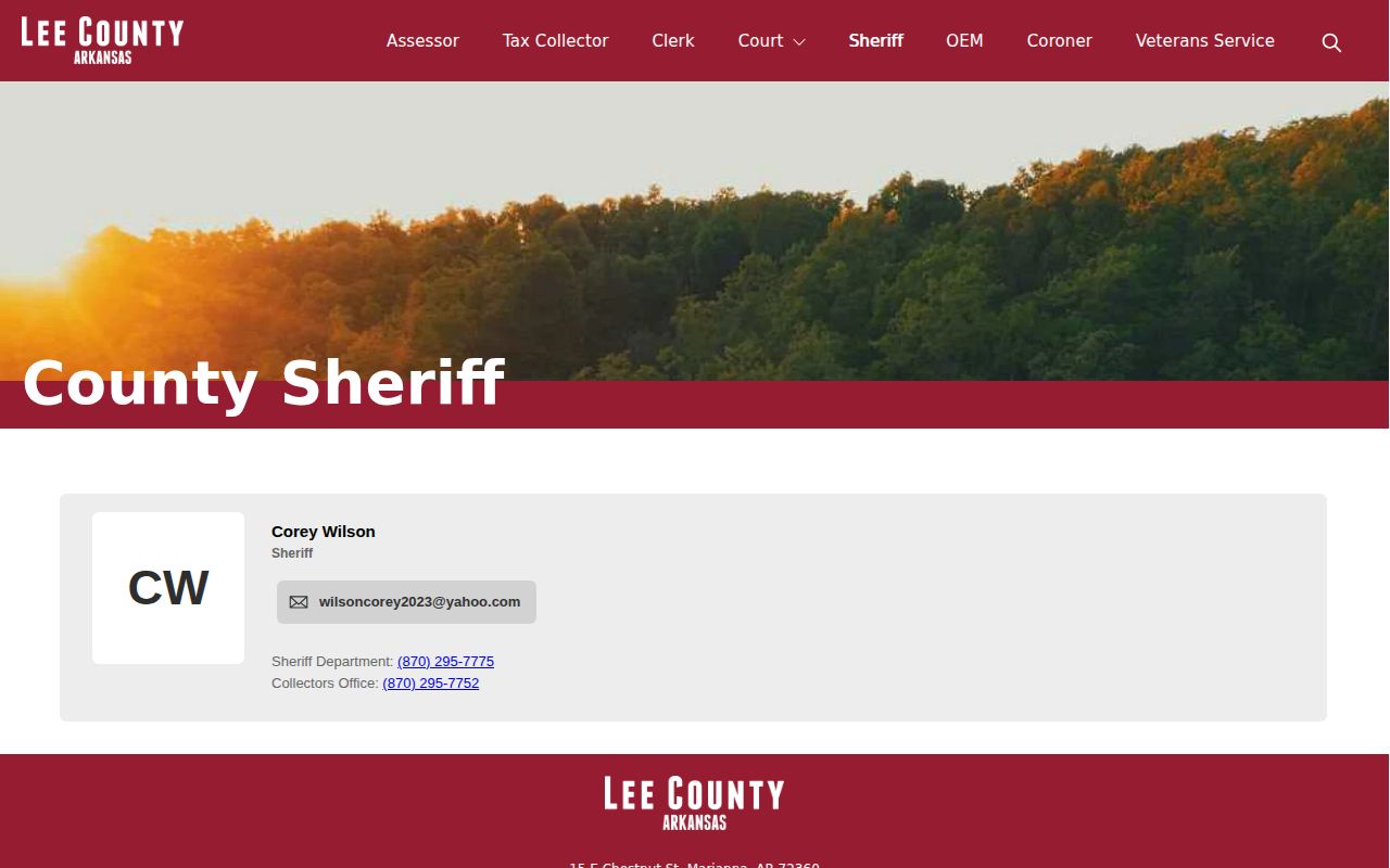 Lee County Jail official sheriff contact and busted mugshot roster fallback
